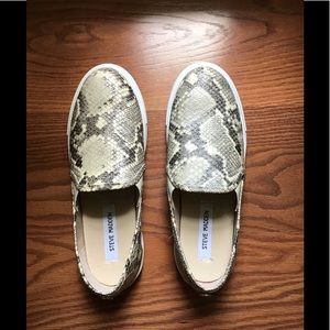 Steve Madden Snake Print Sneakers